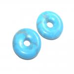 Magnesit Blau gef. 2 Donut ca.20 mm 8 g. 