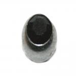 Kugel mit Strass Stein 1 Stück schwarz für Ihren Ring  0.6 g. 