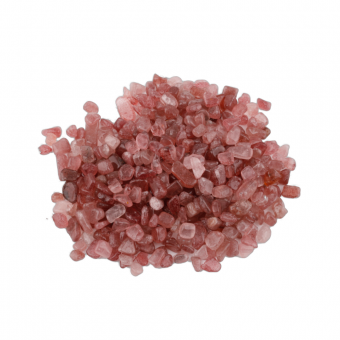 Rutilquarz Trommelstein 1 Kg 0.5-2 cm``Mineralien Splitter Zierkies Größe ca 