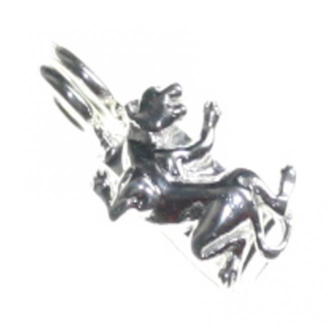 Donuthalter 1 Scharnier Clip Panther 925 Silber 4 cm``Mineralien Stein Fossilien 