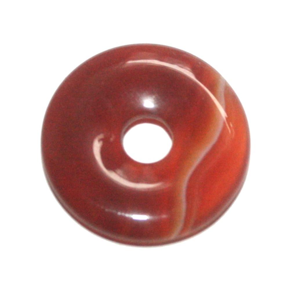Jaspis Rot 1 Donut ca.40 mm``Mineralien Stein Schmuck Deko Fossilien Schön 